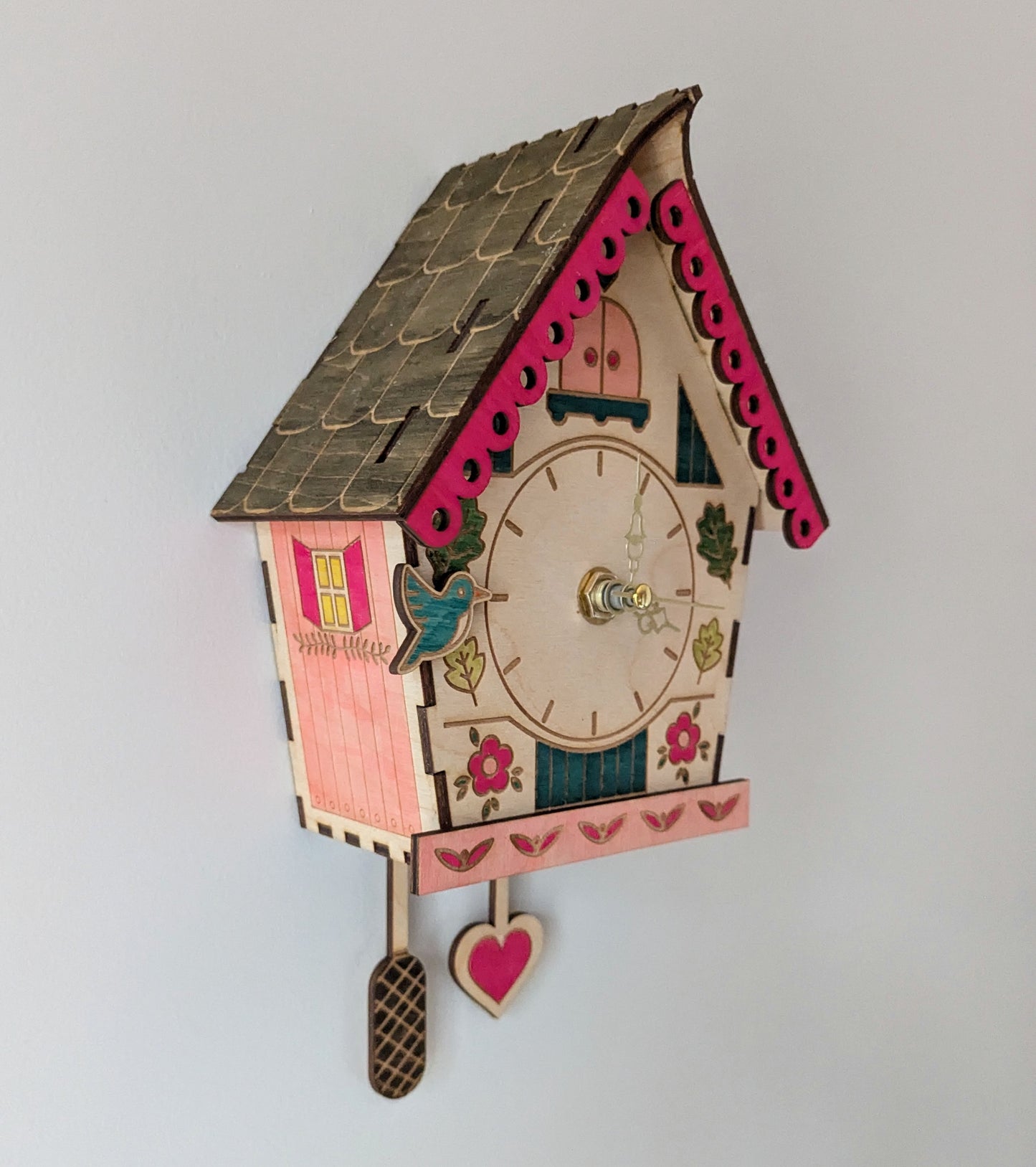 Cuckoo Clock Laser Cut File | Digital Download SVG and other file types for laser cutting