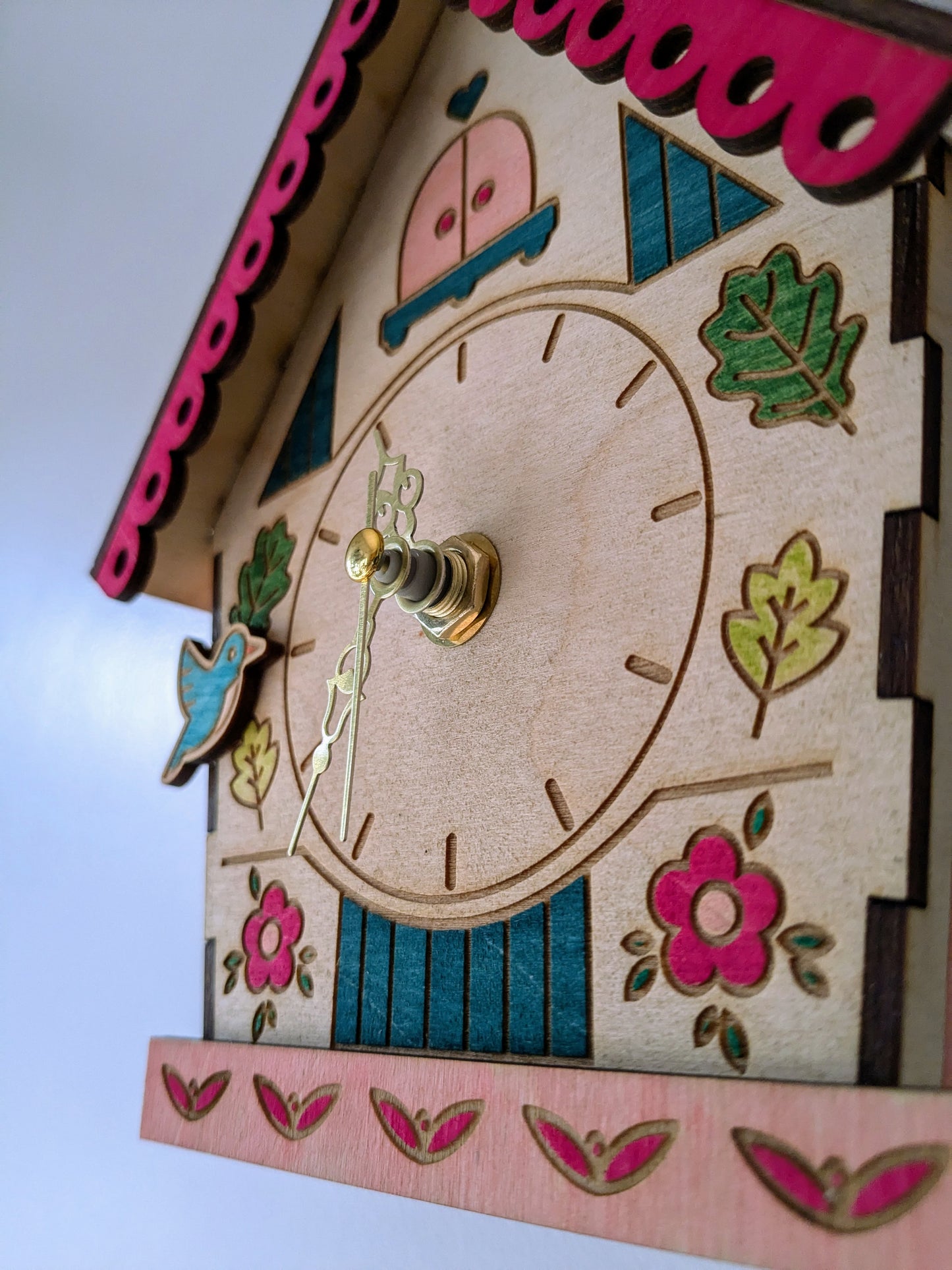 Cuckoo Clock Laser Cut File | Digital Download SVG and other file types for laser cutting