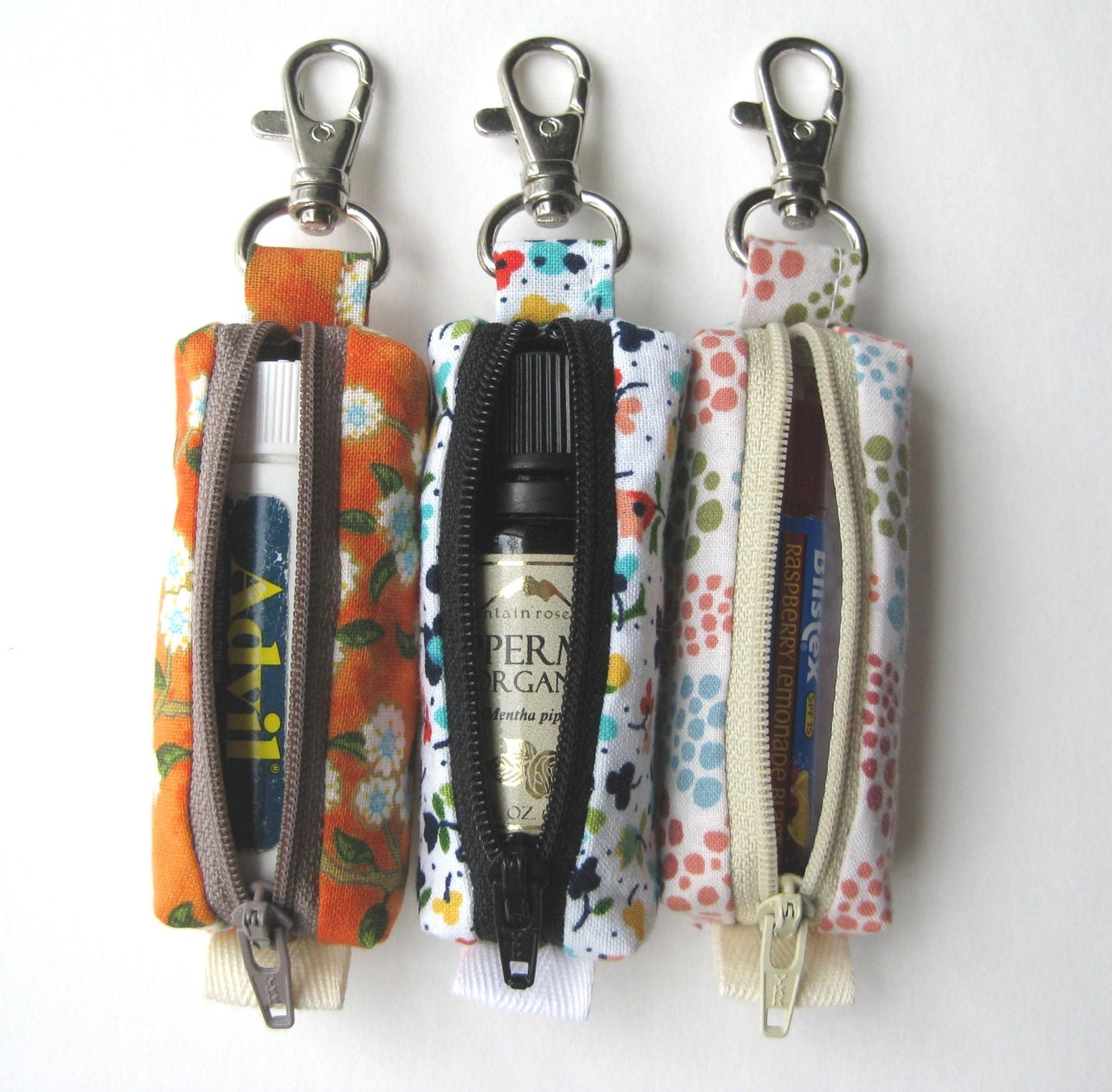 Lip Balm Pouch with Clip