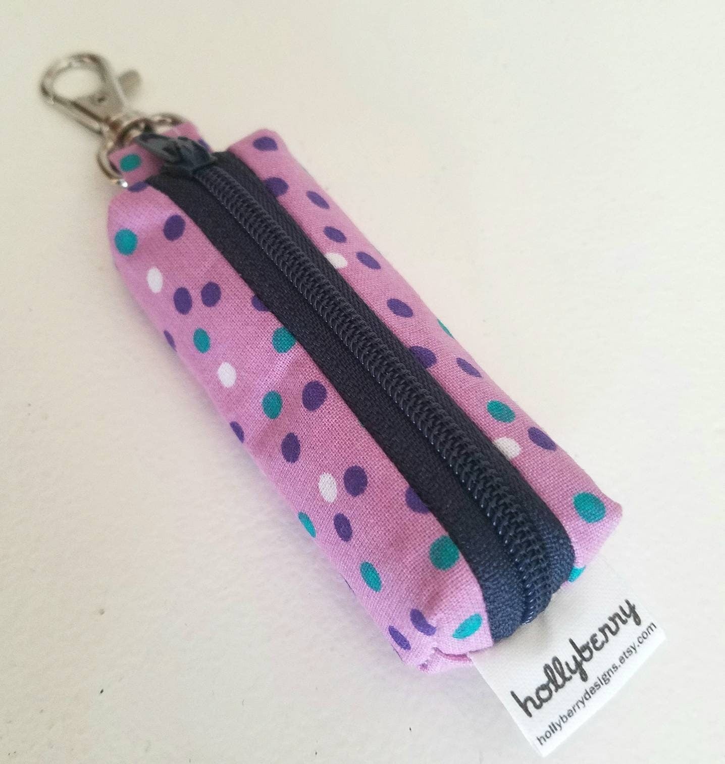 Lip Balm Pouch with Clip