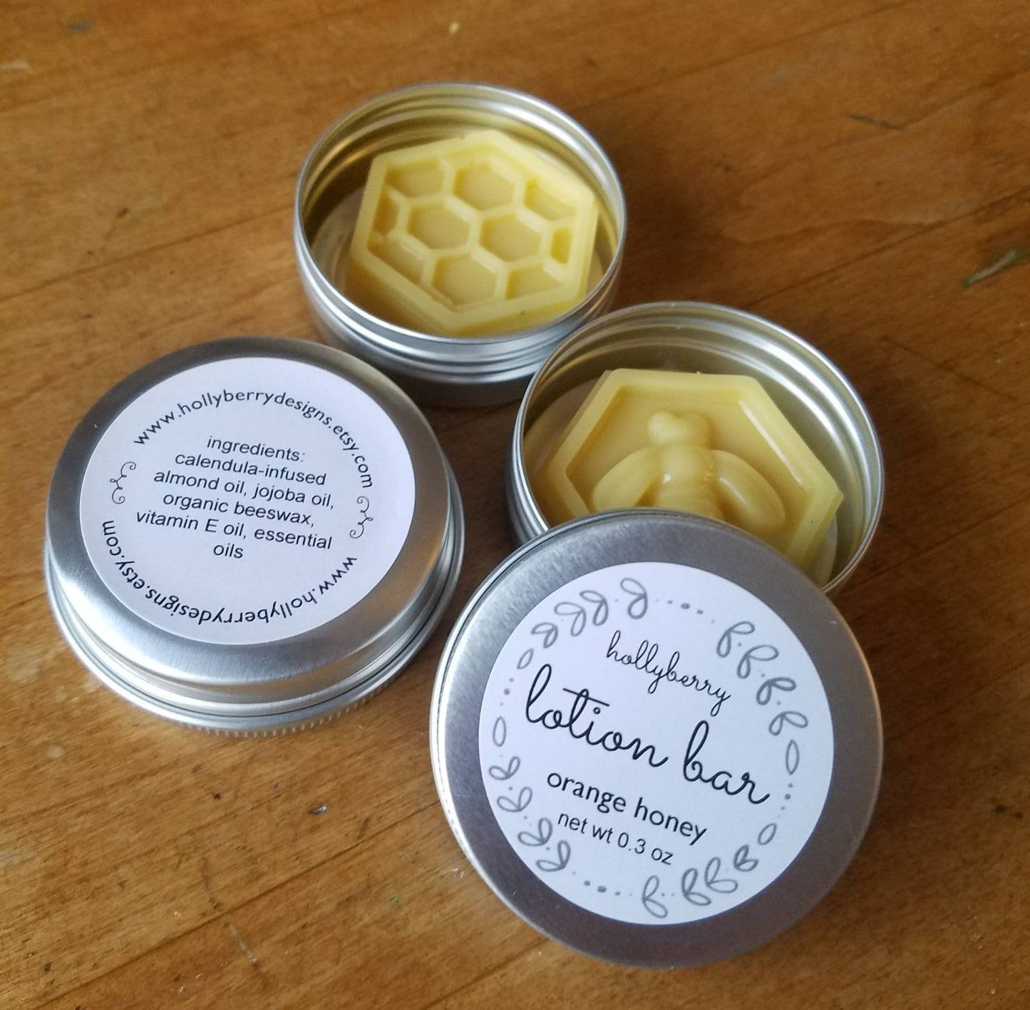 Small Beeswax Lotion Bar | Natural Essential Oil Skincare Product