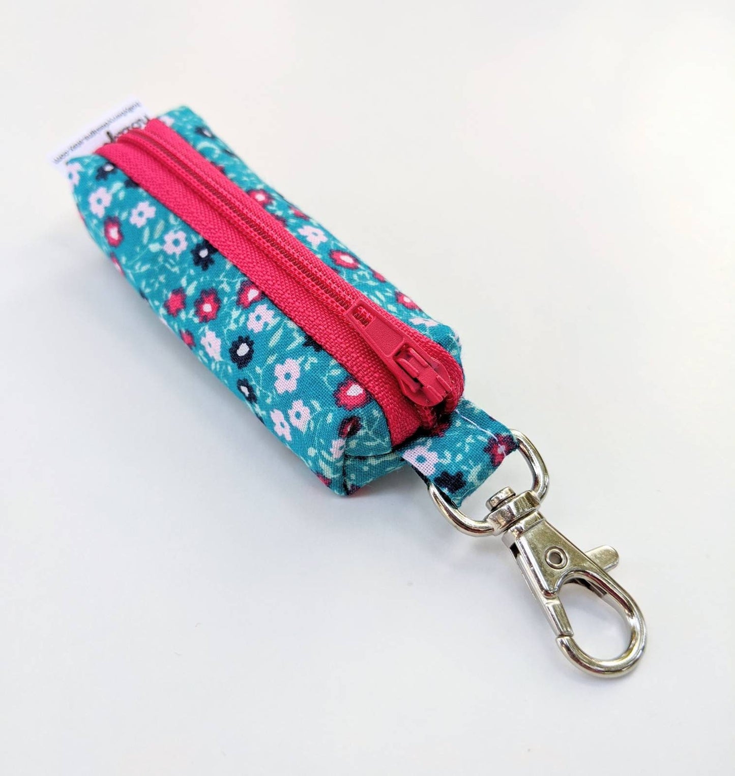 Lip Balm Pouch with Clip, Keychain Lip Balm Holder, Zipper Lip Balm Pouch, Flashdrive Holder Pouch, Lipstick Holder