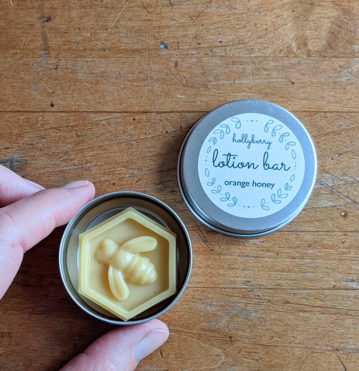 Small Beeswax Lotion Bar | Natural Essential Oil Skincare Product