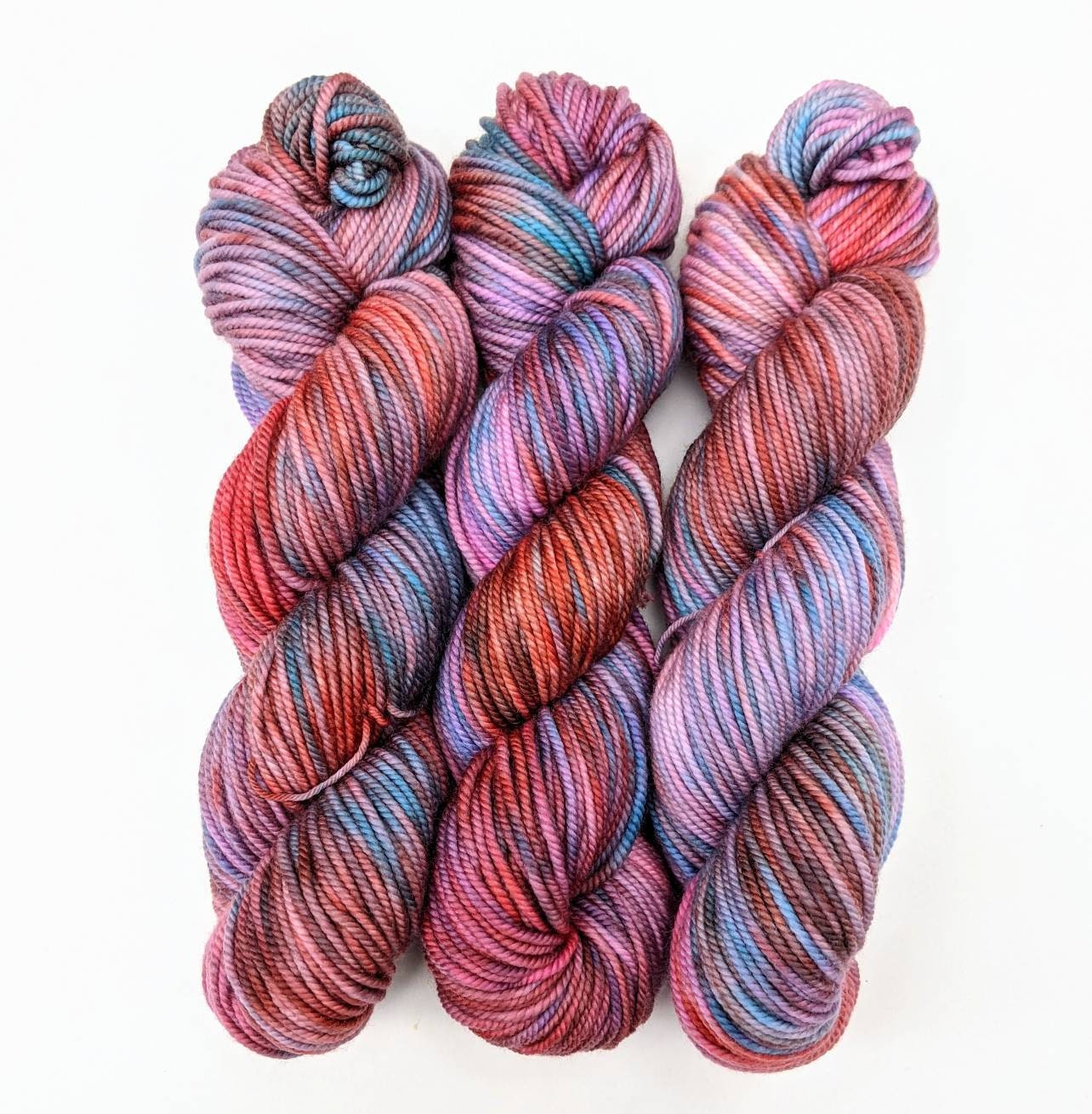 Your Lipstick is Smeared - Hand-dyed Worsted Weight Yarn