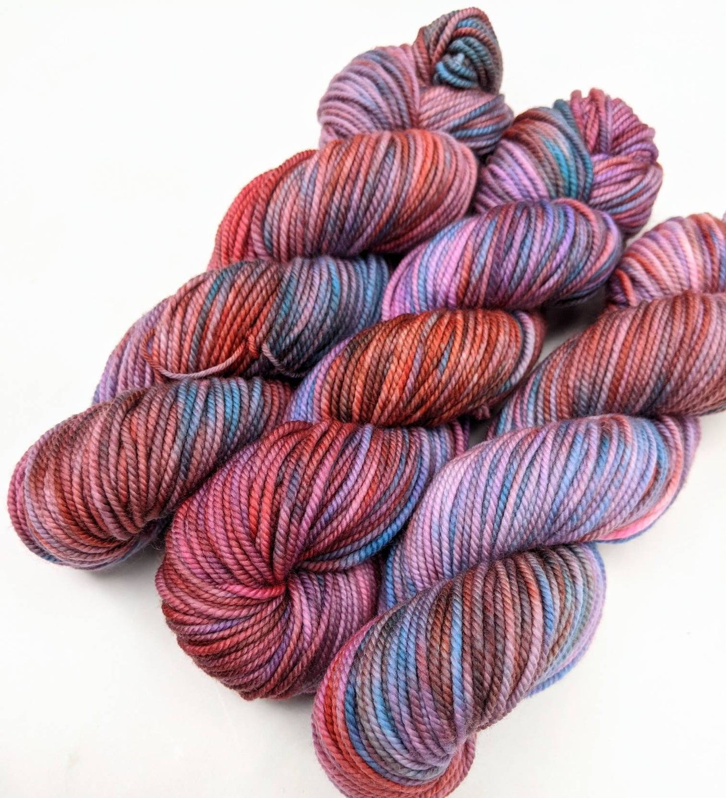 Your Lipstick is Smeared - Hand-dyed Worsted Weight Yarn