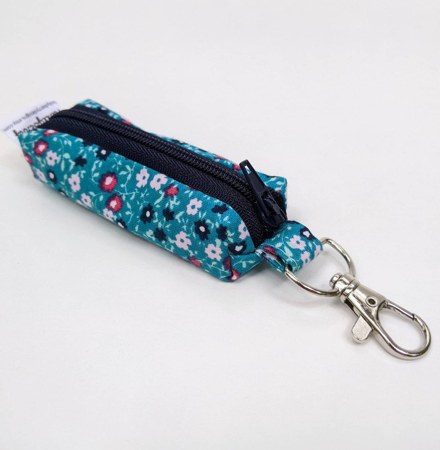 Lip Balm Pouch with Clip, Keychain Lip Balm Holder, Zipper Lip Balm Pouch, Flashdrive Holder Pouch, Lipstick Holder