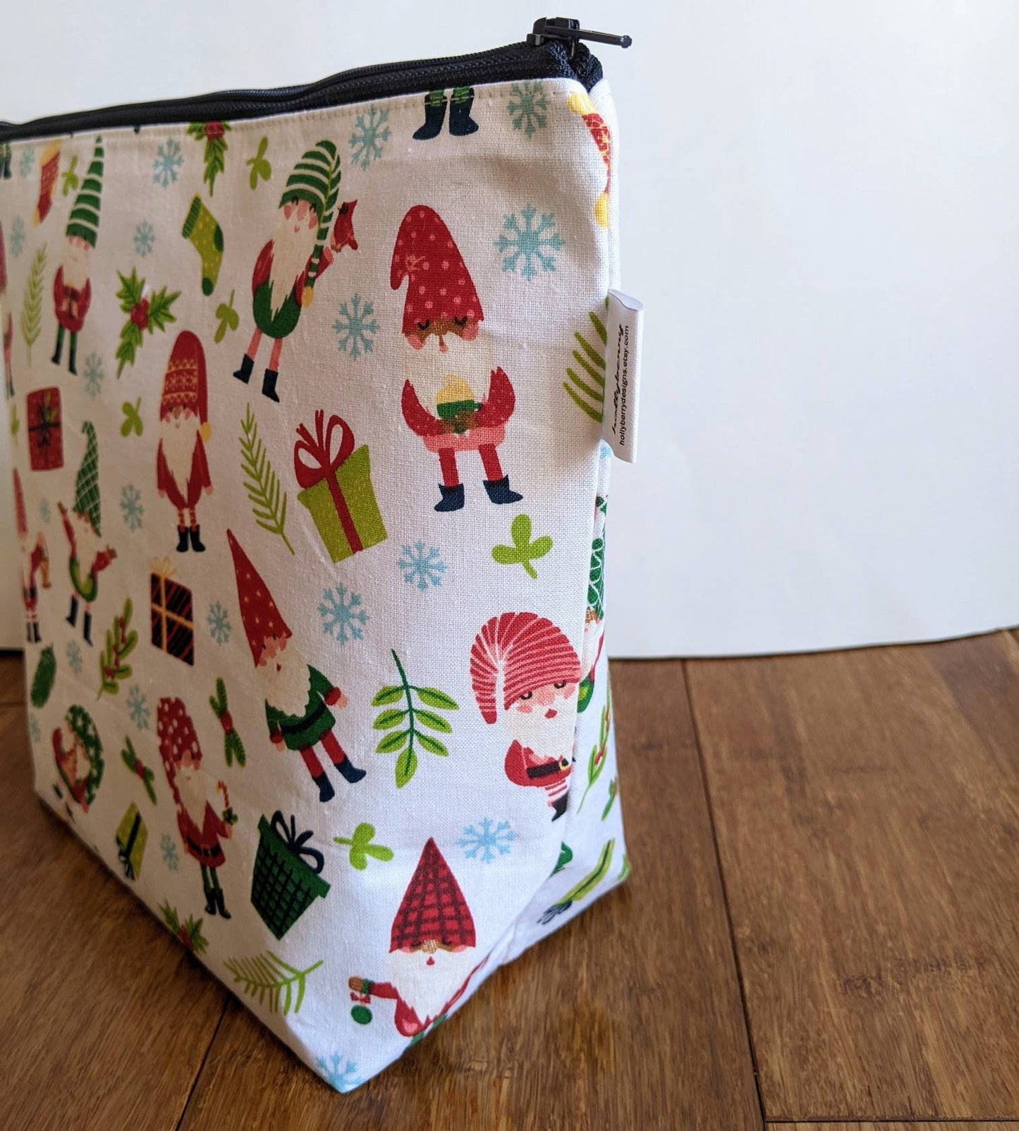 Tall Zipper Bag - Knitting Project Bag