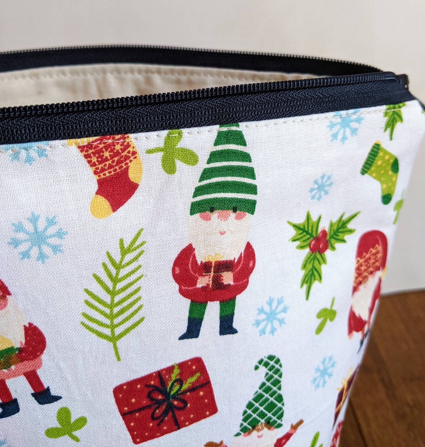 Tall Zipper Bag - Knitting Project Bag