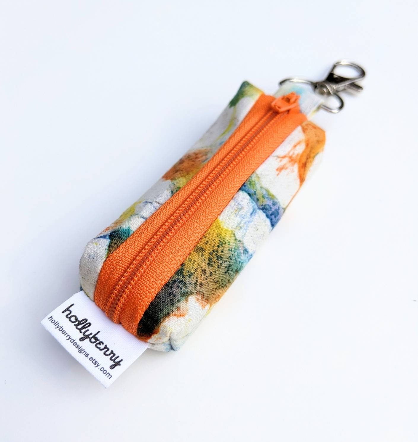 Lip Balm Pouch with Clip, Keychain Lip Balm Holder, Zipper Lip Balm Pouch, Flashdrive Holder Pouch, Lipstick Holder