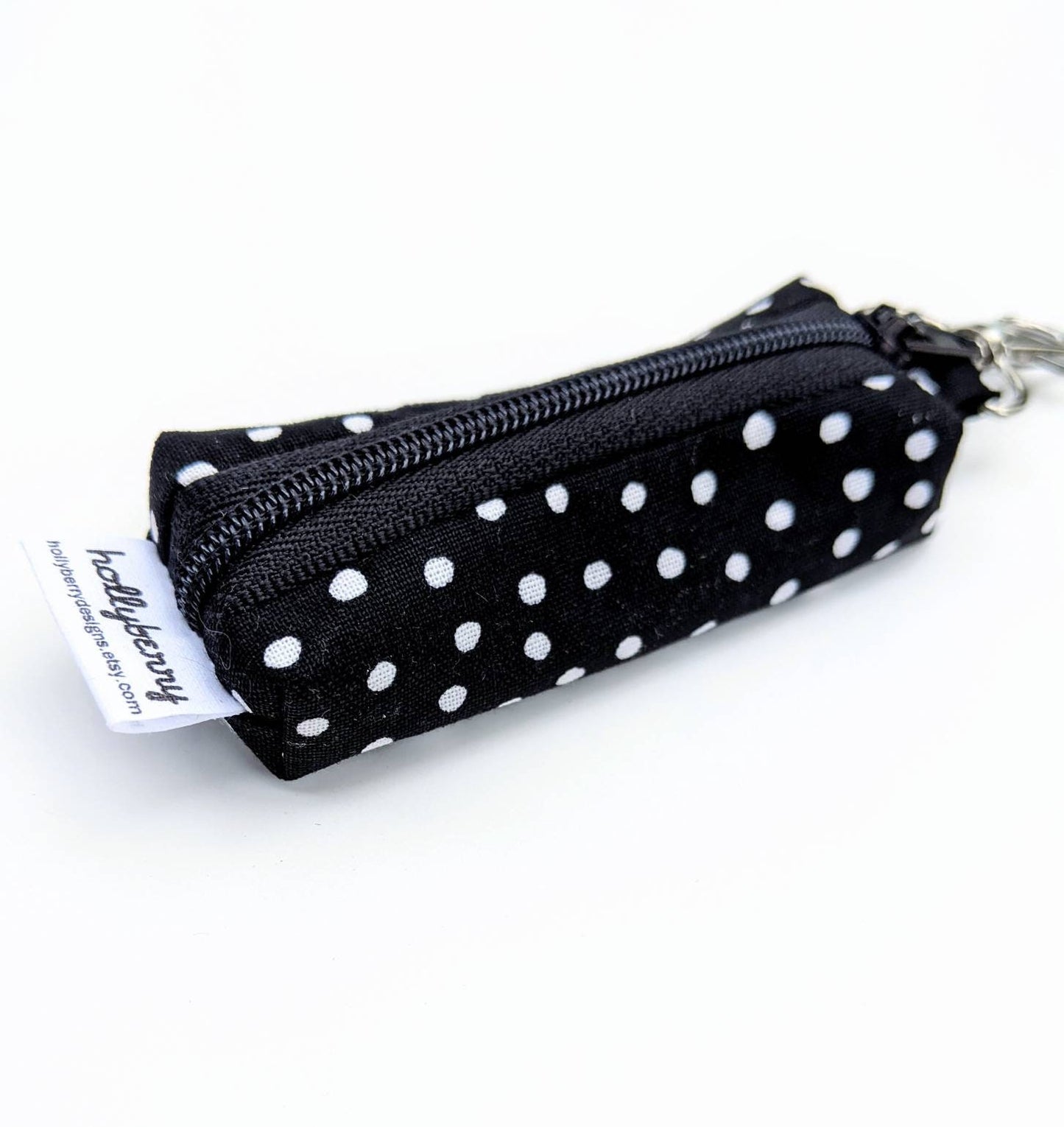 Lip Balm Pouch with Clip, Keychain Lip Balm Holder, Zipper Lip Balm Pouch, Flashdrive Holder Pouch, Lipstick Holder