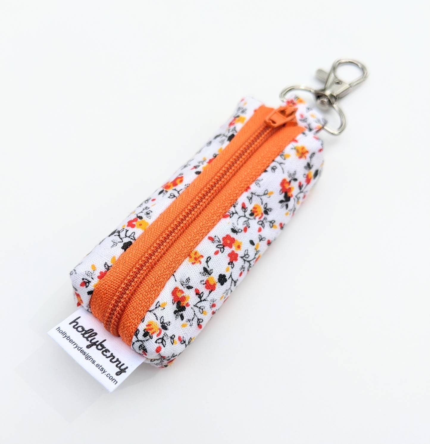 Lip Balm Pouch with Clip, Keychain Lip Balm Holder, Zipper Lip Balm Pouch, Flashdrive Holder Pouch, Lipstick Holder