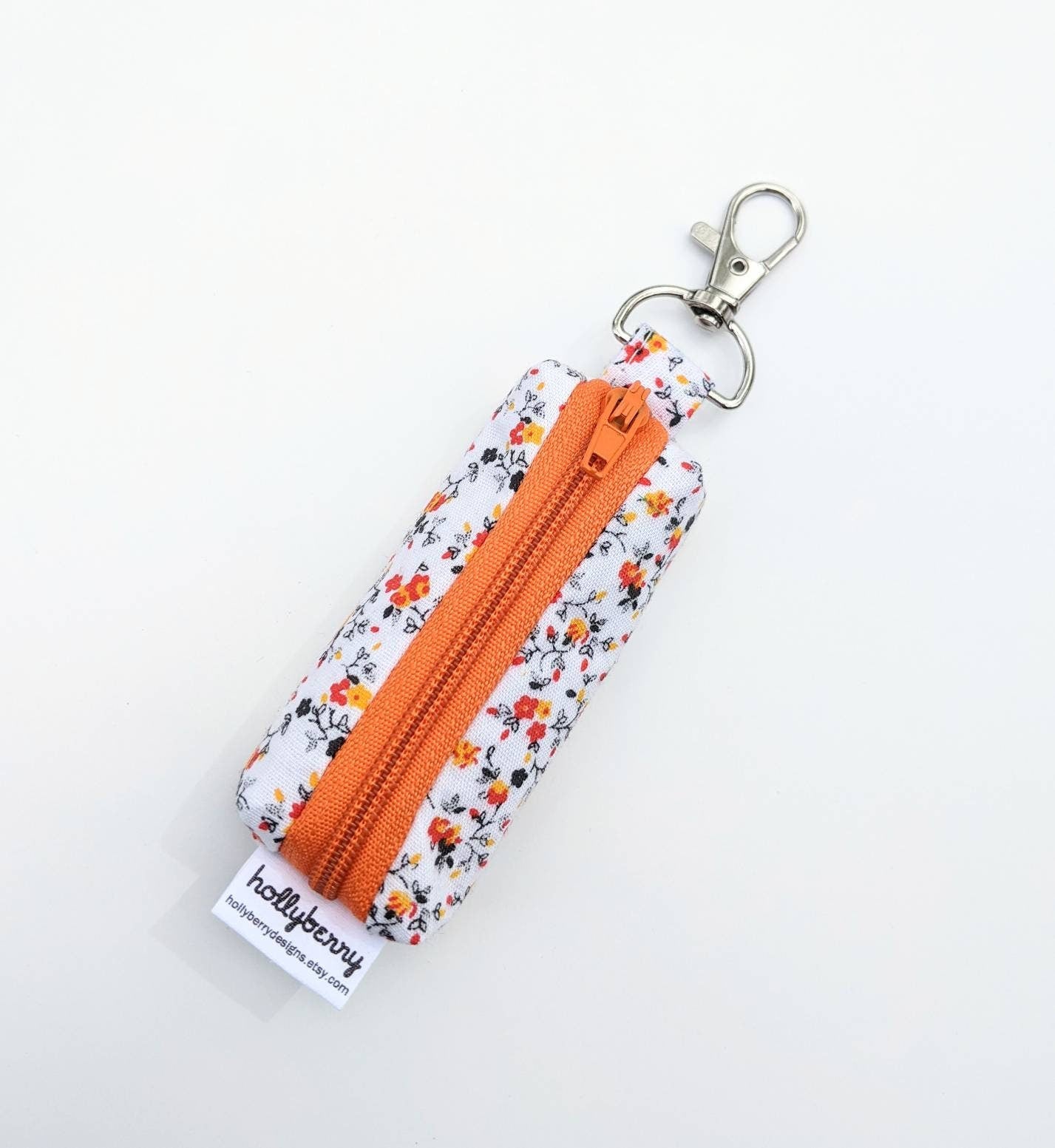 Lip Balm Pouch with Clip, Keychain Lip Balm Holder, Zipper Lip Balm Pouch, Flashdrive Holder Pouch, Lipstick Holder