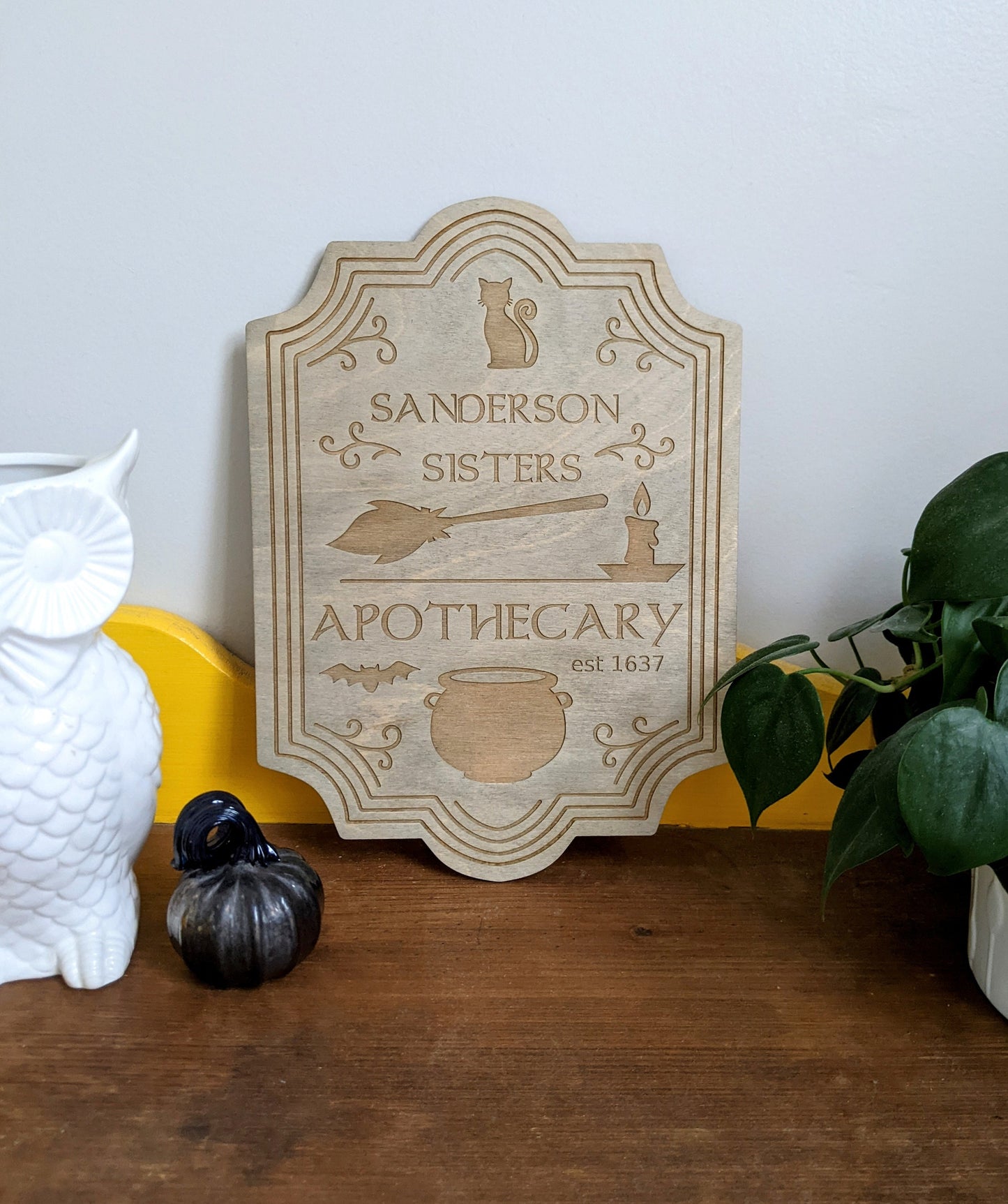 Halloween Sanderson Sisters Apothecary Sign Digital Download, SVG and other file types for Laser Cutting